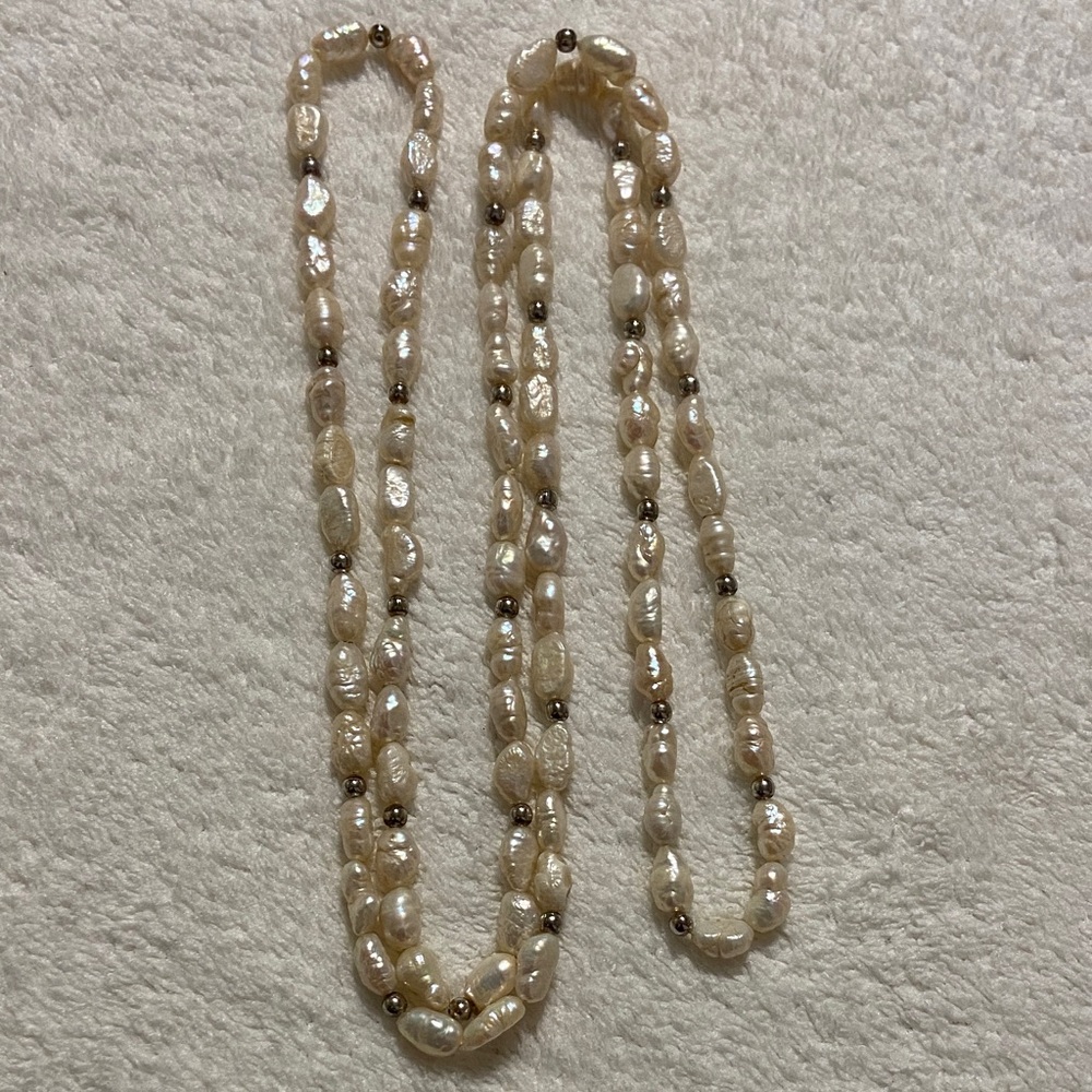 Elegant Cream seed Pearl Necklace